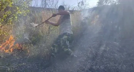 Şamaxıda yanğın məhdudlaşdırılıb, soyutma işləri aparılır - YENİLƏNİB-2