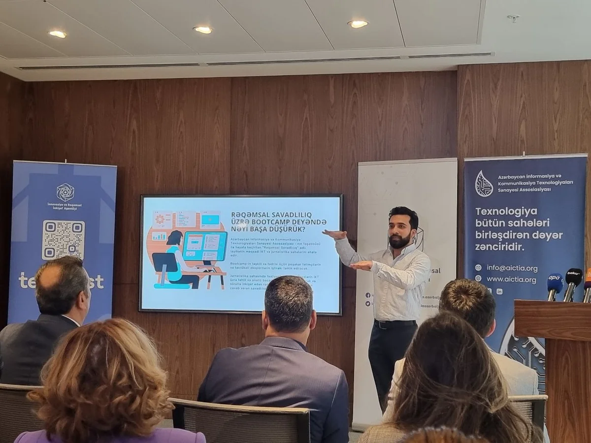 Jurnalistlər üçün “Rəqəmsal Savadlılıq” adlı layihəyə start verilib