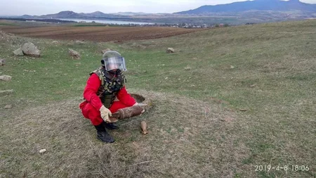 Ötən ay 2 ədəd piyada əleyhinə, 10 ədəd tank əleyhinə mina zərərsizləşdirilib