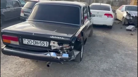 Gəncədə avtoxuliqanlıq edərək qəza törədən şəxslər saxlanılıb