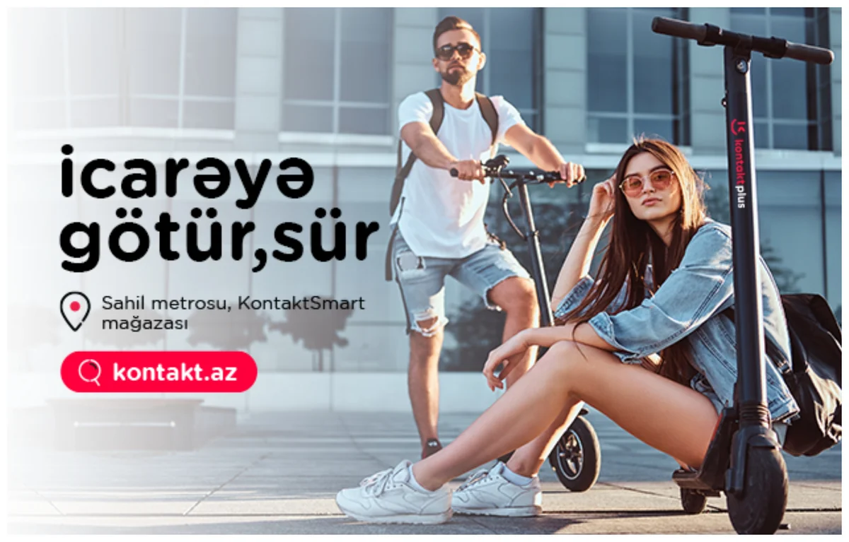 “Kontakt”dan skuter sevərlərə yeni və sevindirici xəbər var!