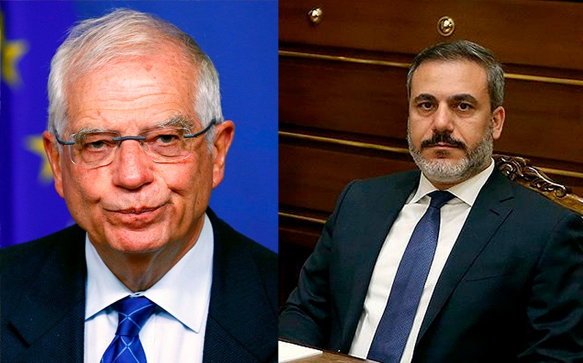 Hakan Fidan və Jozep Borel arasında telefon danışığı olub