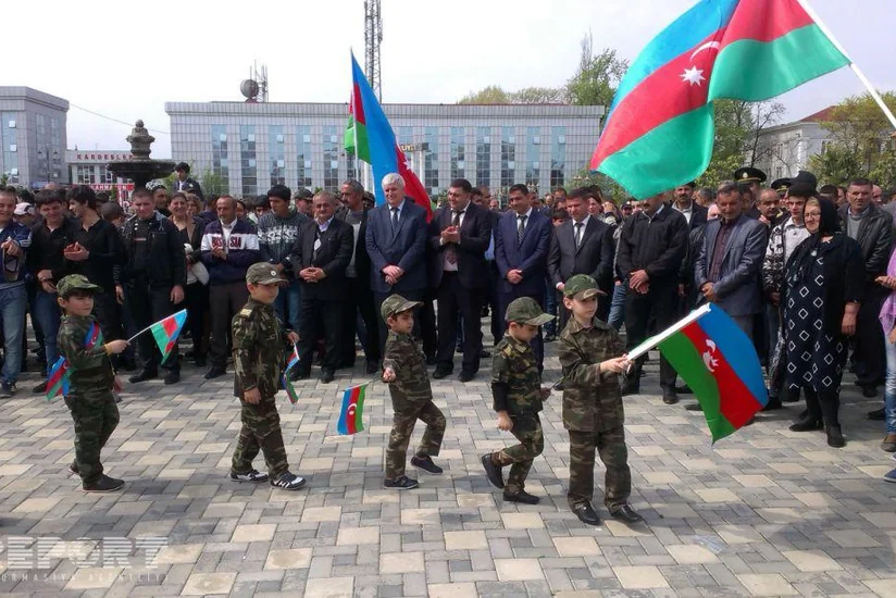 Lənkəran çağırışçıları hərbi xidmətə yola düşüb - FOTO - VİDEO
