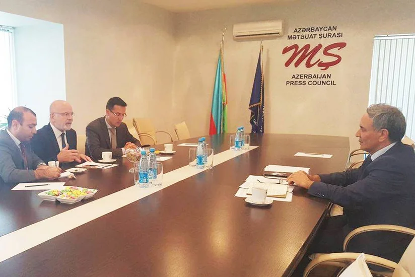 BMT-nin insan hüquqları üzrə xüsusi məruzəçisi Mətbuat Şurasında olub