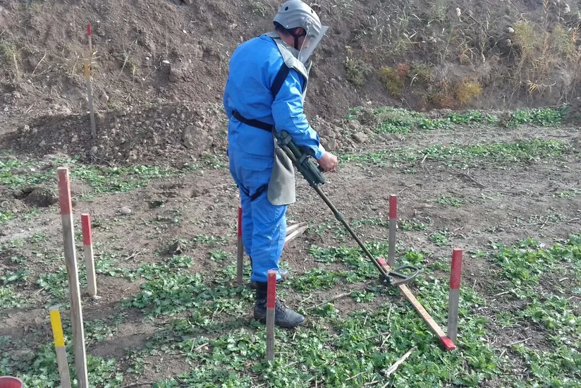 Cocuq Mərcanlıda ümumilikdə 7518 ədəd partlamamış hərbi sursat aşkarlanıb