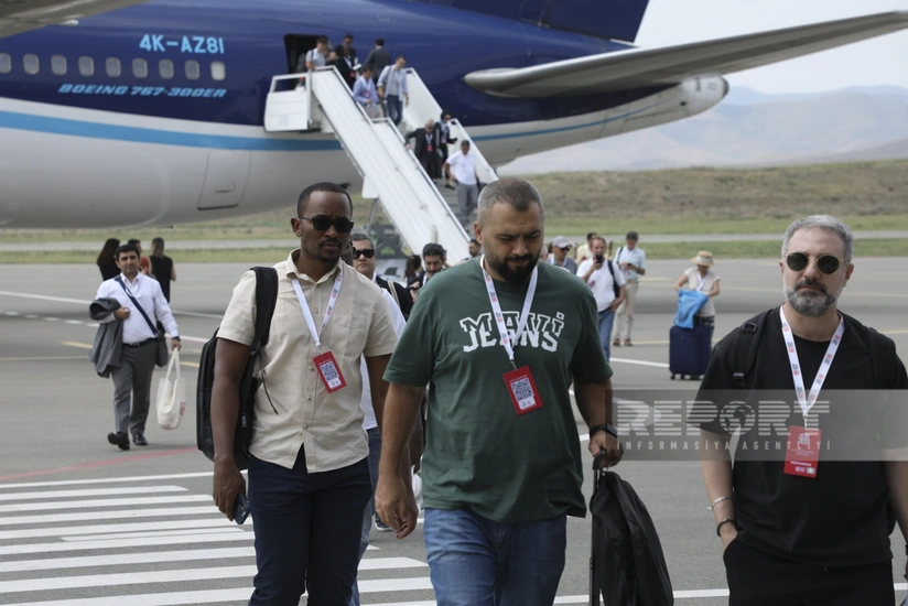 Foreign delegates leave for Fuzuli to attend 2nd Shusha Global Media Forum