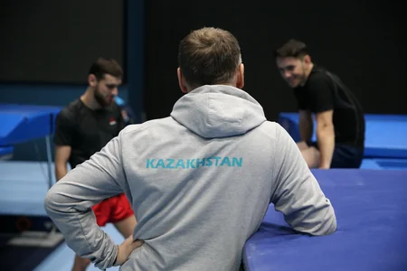 Qazaxıstan gimnastları Bakıda təlim-məşq toplanışında iştirak edirlər