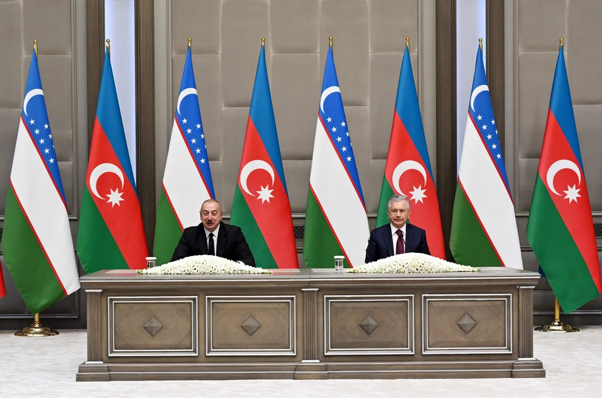 Azərbaycan və Özbəkistan prezidentləri mətbuata bəyanatlarla çıxış ediblər - YENİLƏNİB