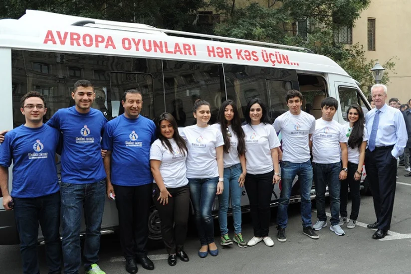 Bakı-2015 Avropa Oyunları Avropa Oyunları hər kəs üçün adlı rayon məktəbləri turuna başlayır