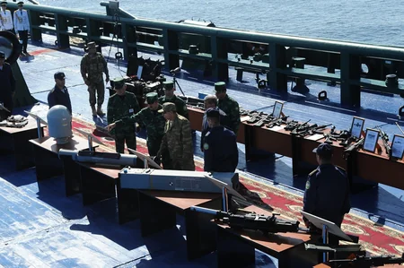 DSX Xəzər dənizində taktiki təlimlər keçirib