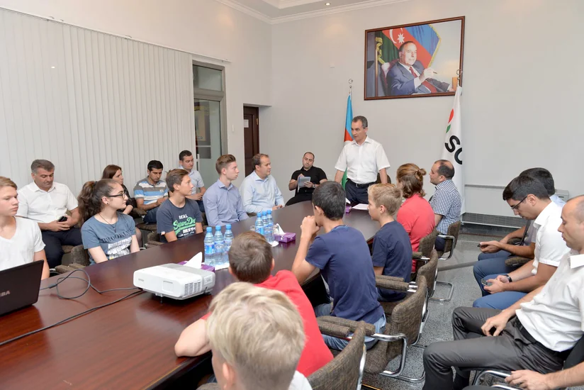 ​SOCAR-la əməkdaşlıq çərçivəsində alman məktəblilər Azərbaycana gəliblər