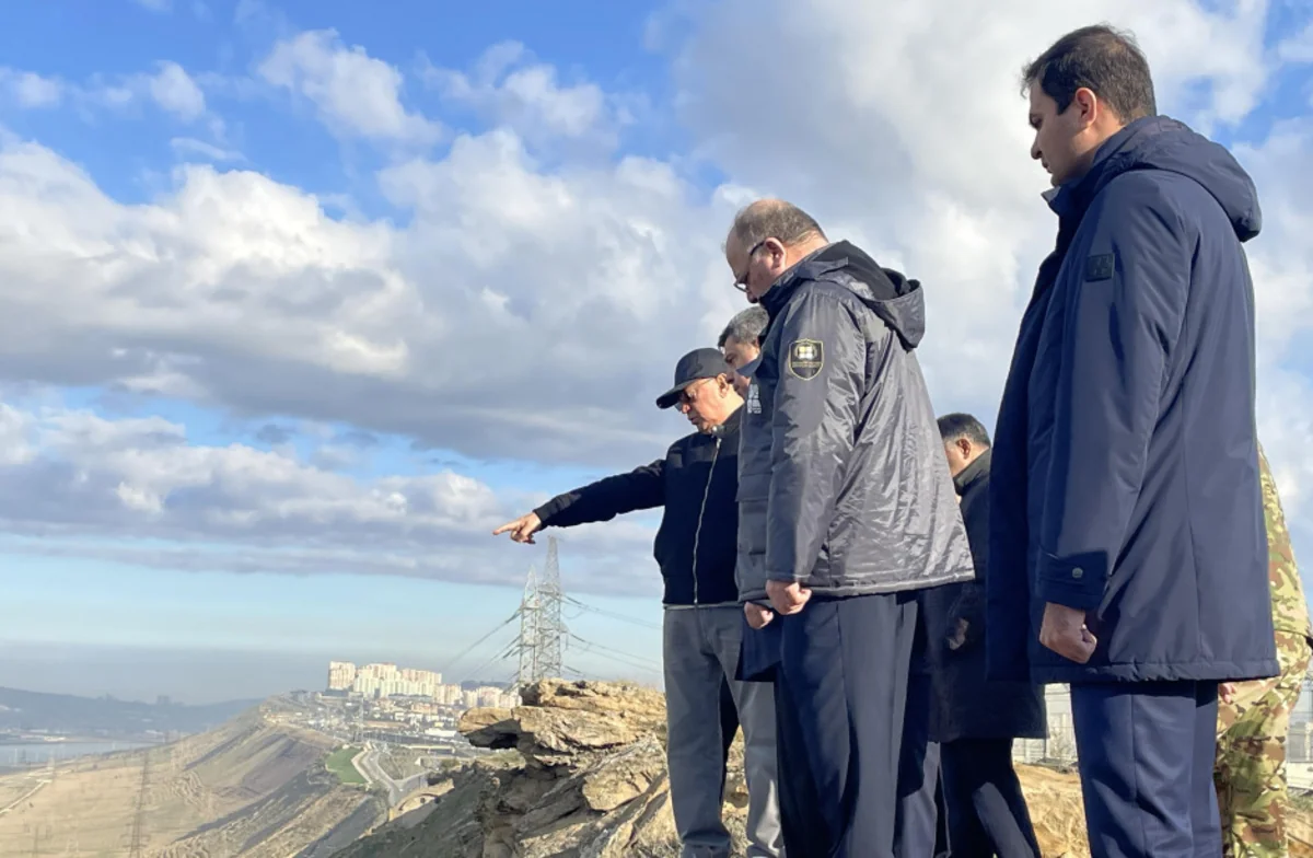 Kəmaləddin Heydərov Badamdarda uçqun təhlükəsi olan əraziyə gedib, tapşırıqlar verib