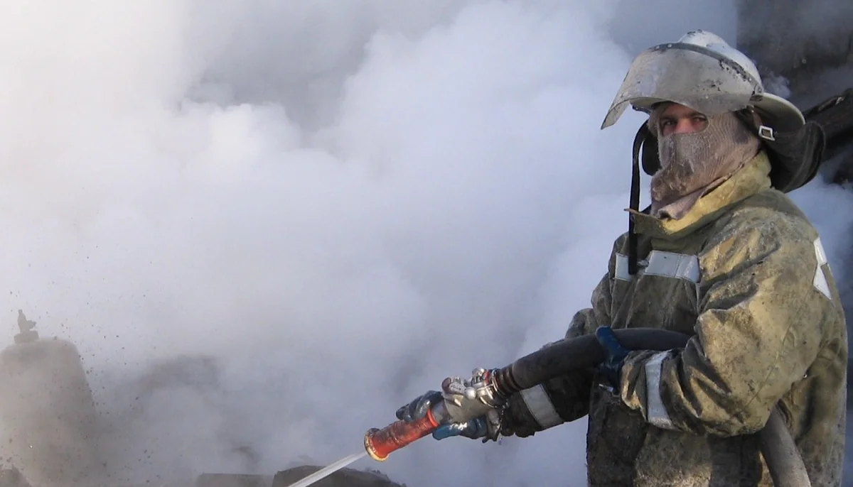 Sabirabadda yanğın zamanı 1 nəfər xəsarət alıb