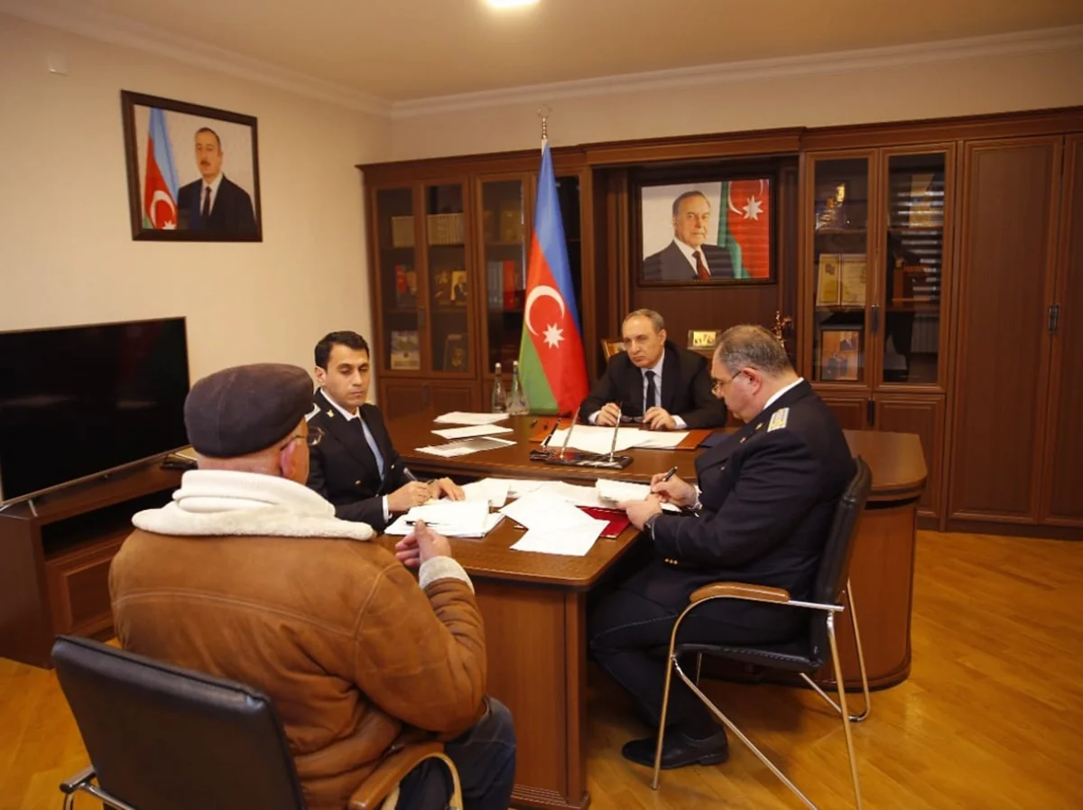 Baş prokuror Sabirabadda vətəndaşları qəbul edib