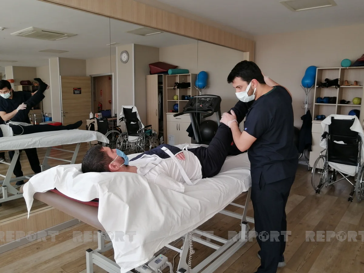 Yeriyə bilməyən beş qazimiz Türkiyədə ayağa qaldırıldı