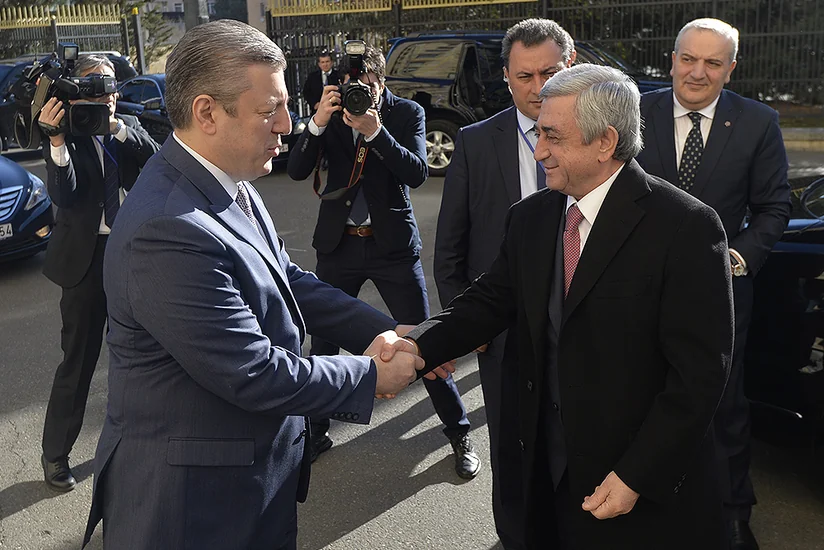 Визит Сержа Саргсяна в Тбилиси - фальшивые отношения Армении и Грузии - КОММЕНТАРИЙ