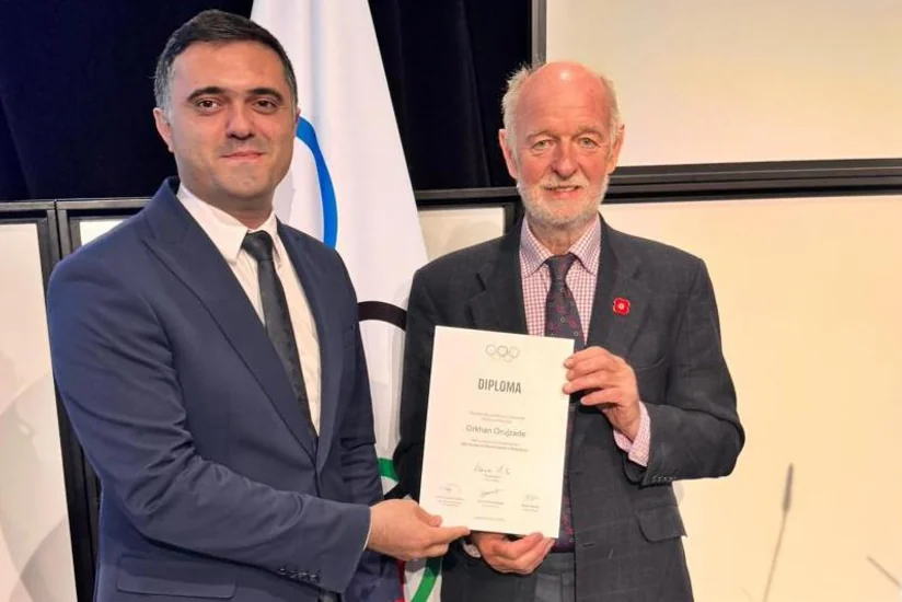 ACF rəsmisi Beynəlxalq Olimpiya Komitəsinin diplomu ilə təltif edilib