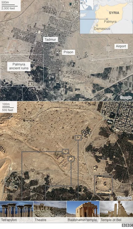 UN confirms Palmyra temple destroyed - PHOTO