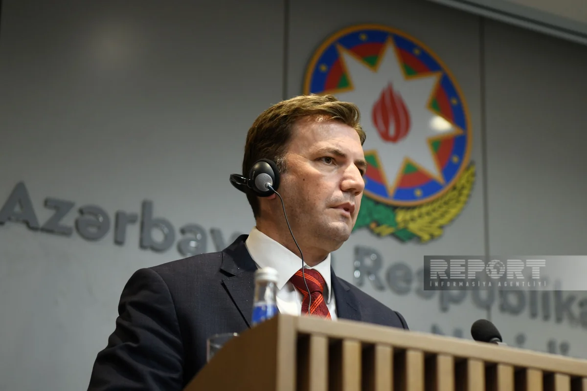 Bujar Osmani: OSCE might contribute to humanitarian demining in Azerbaijan as well as green port and other projects