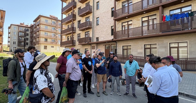 Group of int'l travelers visits Azerbaijan's Jabrayil