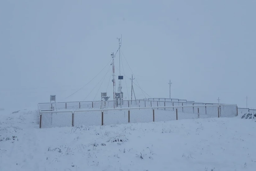 Şahdağa qar, regionlara yağış yağıb