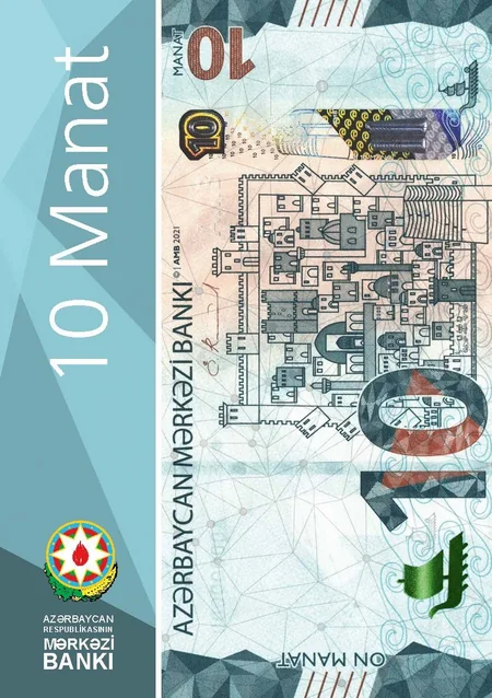 Azərbaycanda 10 manatlıq pul nişanları yenilənib