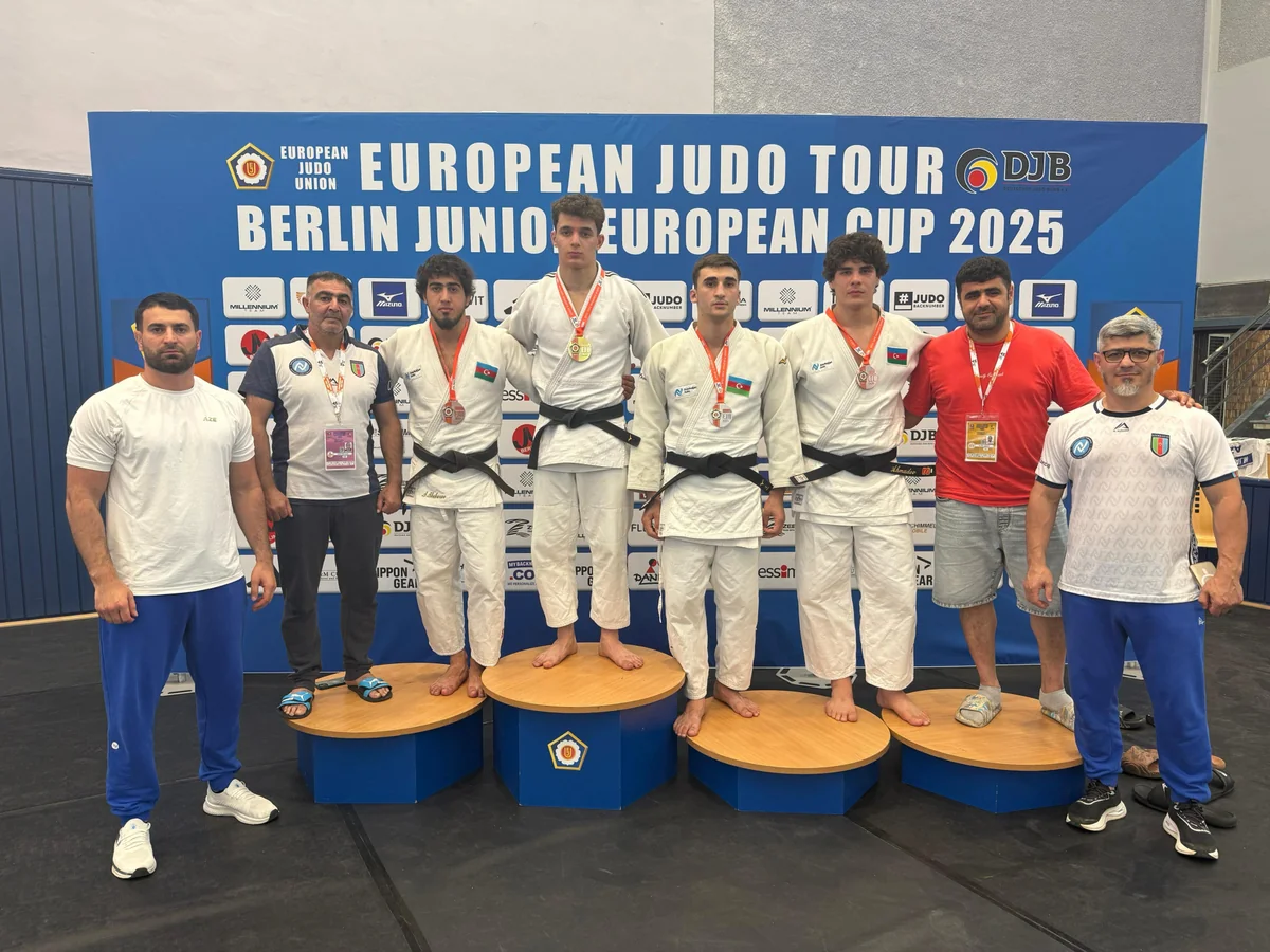 Azərbaycan cüdoçuları Berlində 9 medal qazanıblar