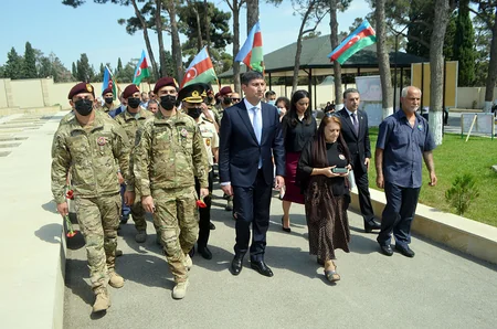 Murovdağda şəhid olan kapitanın xatirəsi anılıb