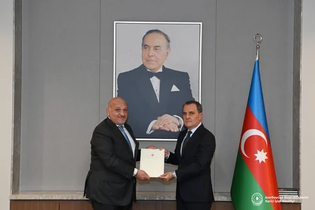 Azerbaijani FM receives newly appointed ambassador of Jordan