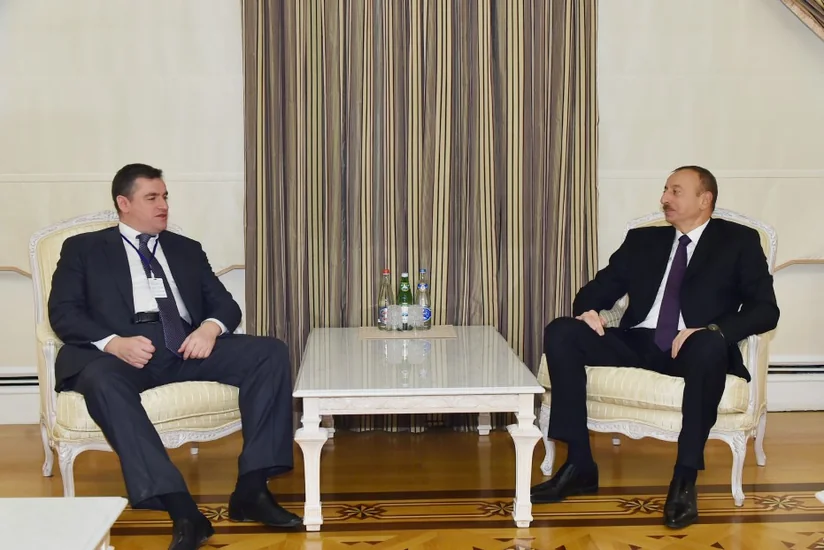 Президент Азербайджана принял председателя комитета Государственной Думы России