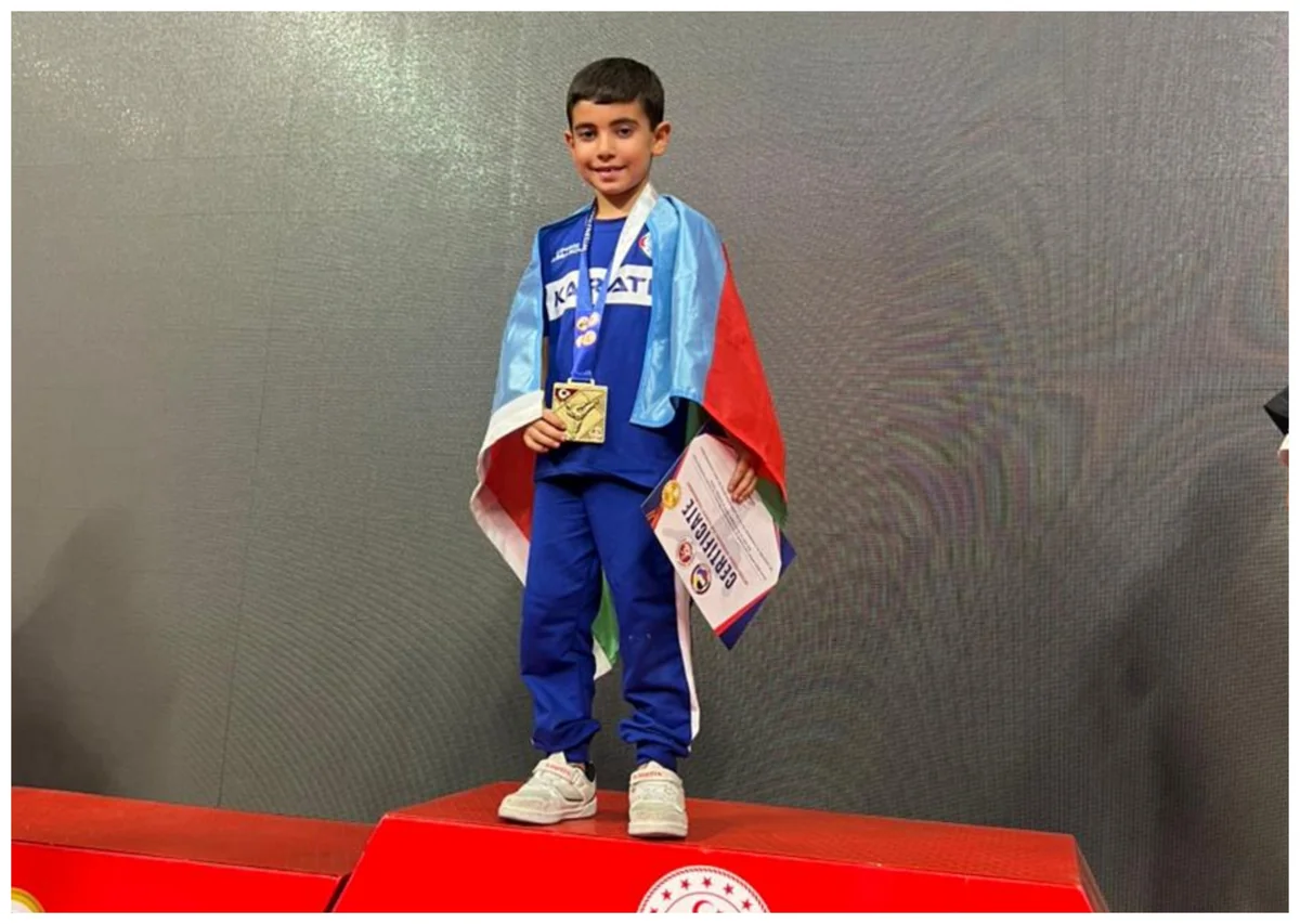 Azərbaycan karateçisi Türkiyədə keçirilən beynəlxalq turnirdə qızıl medal qazanıb