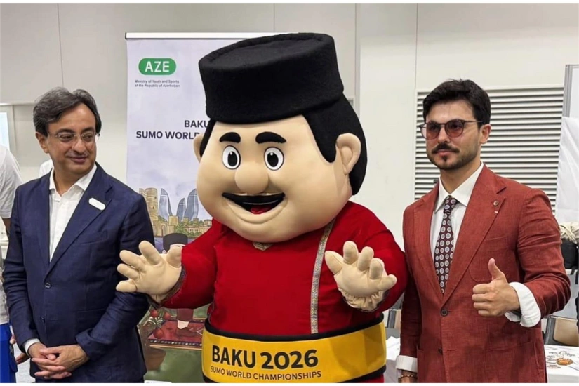 Sumo üzrə dünya çempionatının keçici bayrağı Azərbaycana Tailandda təhvil veriləcək