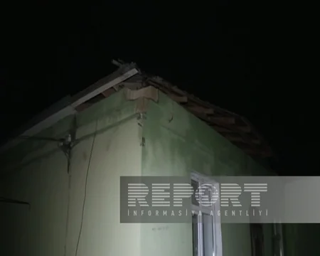 В Геранбое из-за сильного ветра возникли перебои с подачей электроэнергии