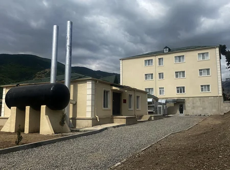Zakir Həsənov Xocavənddə hərbi hospitalın açılışında olub