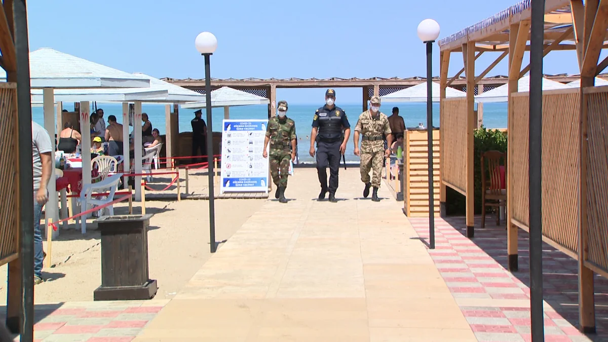 Sumqayıt polisi çimərliklərdə reyd keçirir