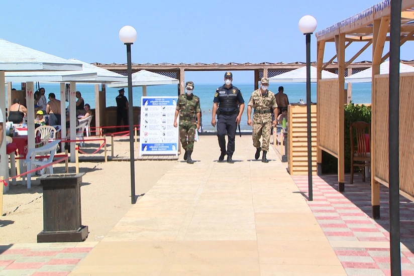 Sumqayıt polisi çimərliklərdə reyd keçirir