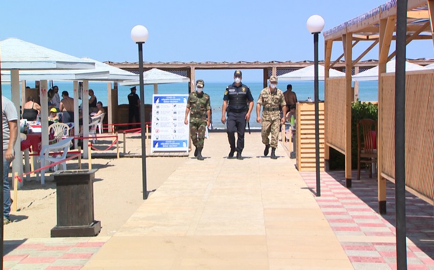 Sumqayıt polisi çimərliklərdə reyd keçirir