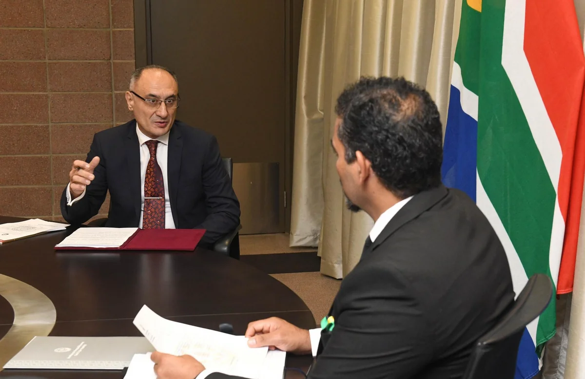 Azerbaijan's chargé d'affaires meets with South African deputy minister