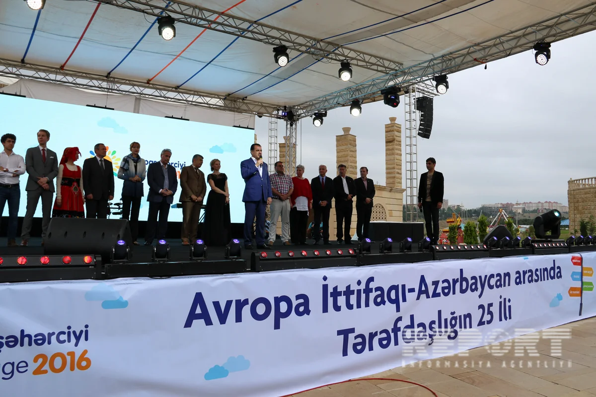 Gəncədə Aİ-Azərbaycan əlaqələrinin 25 illiyi münasibəti ilə konsert proqramı keçirilib - FOTO