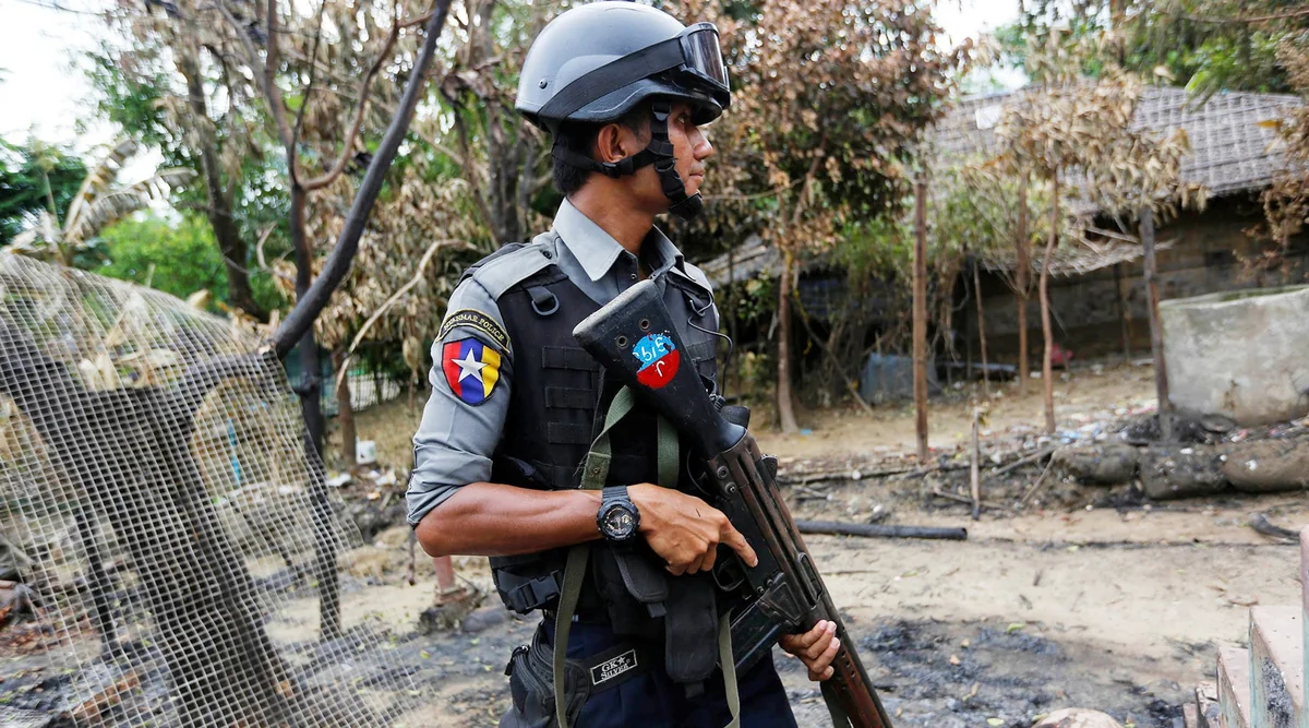 Myanmada toqquşmalar zamanı 13 polis əməkdaşı öldürülüb, yaralılar var