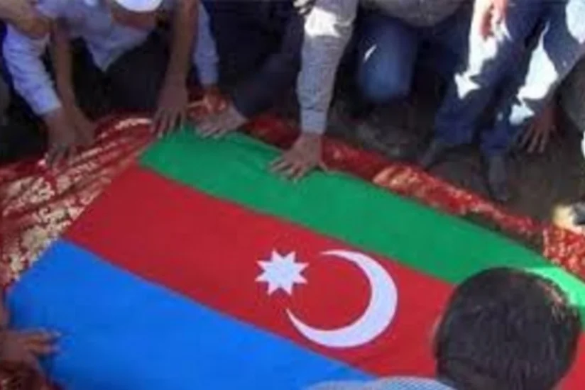 Agdamda şəhidin medalı 6 aylıq oğluna verildi