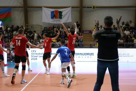 Kişi voleybolçulardan ibarət Azərbaycan millisi Lüksemburqa məğlub olub
