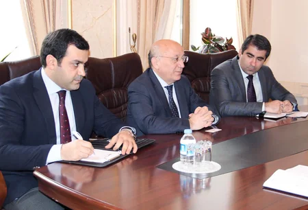 Dövlət Komitəsinin sədri Rumıniyanın Azərbaycandakı səfiri ilə görüşüb