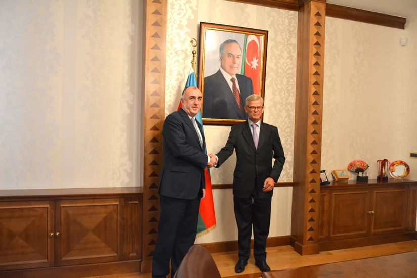 Elmar Mammadyarov received newly appointed Dutch Ambassador