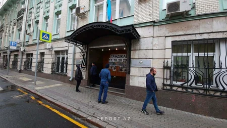 В Москве проходит акция в память о погибших в Гяндже