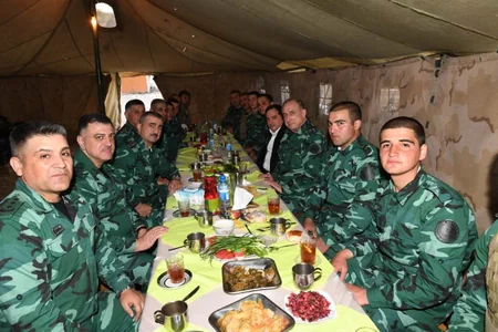 Presidential Aide, State Border Service Chief visit contact line with Armenia