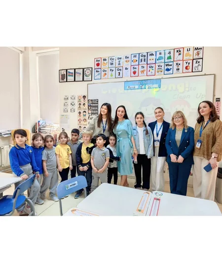 Leyla Əliyeva  Oxbridge Baku Akademiyasında olub