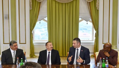 President Ilham Aliyev receives participants of 55th Convention of World Boxing Council