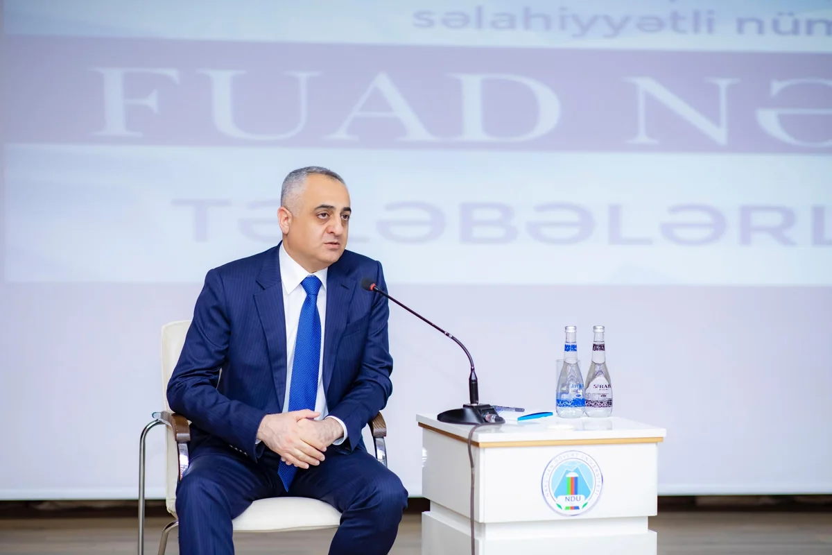 Fuad Nəcəfli NDU-da həyata keçiriləcək layihələrdən danışıb
