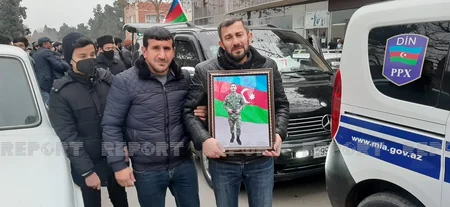 Vətən müharibəsində şəhid olan əsgər bu gün dəfn edildi